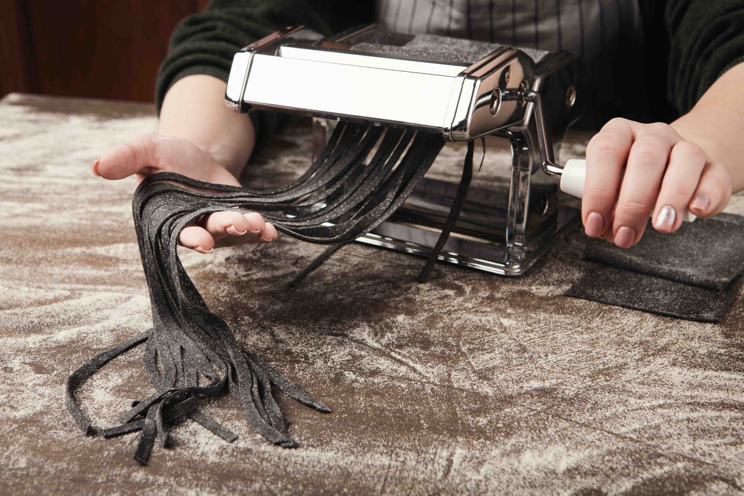 This is how to make your own black pasta (including black pasta dough recipe)